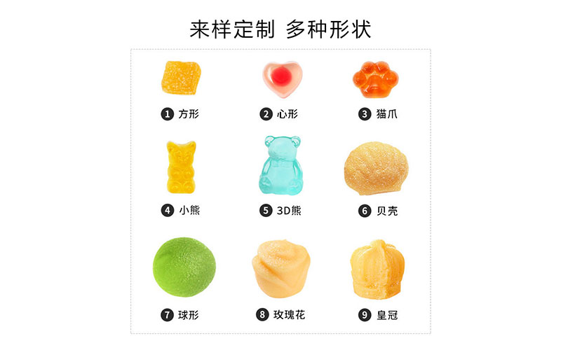 軟糖OEM代加工，營(yíng)養(yǎng)更美味